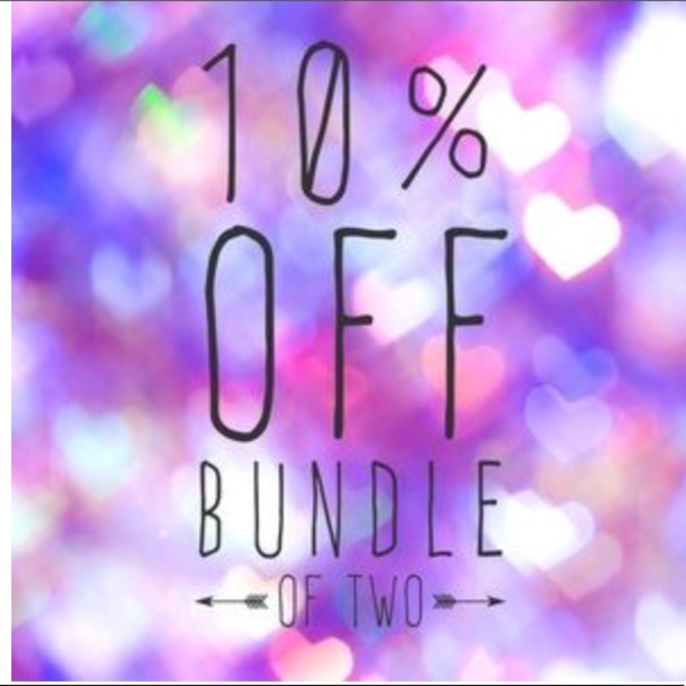 10% OFF BUNDLE of 2 or more items. 💜✨🦄⚜️🛍🦋